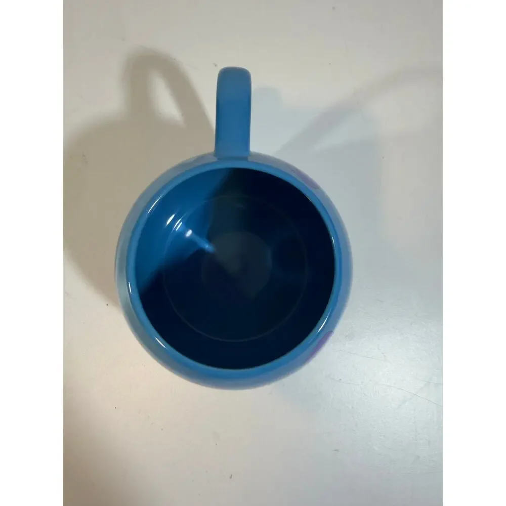 Disney Stitch Blue Big Mouth Ceramic Coffee Mug 29 oz Lilo & Stitch Parks NEW